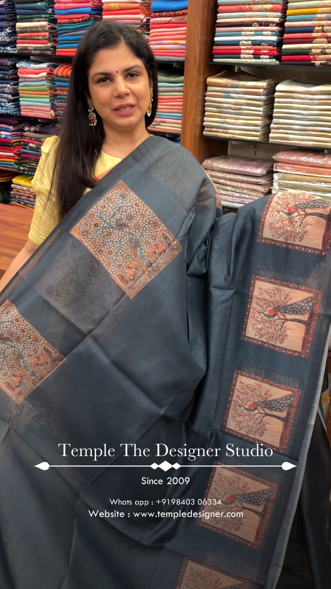 Saree Name - Chanderi Silk Saree

Blouse - Self Colour Blouse

Leng...