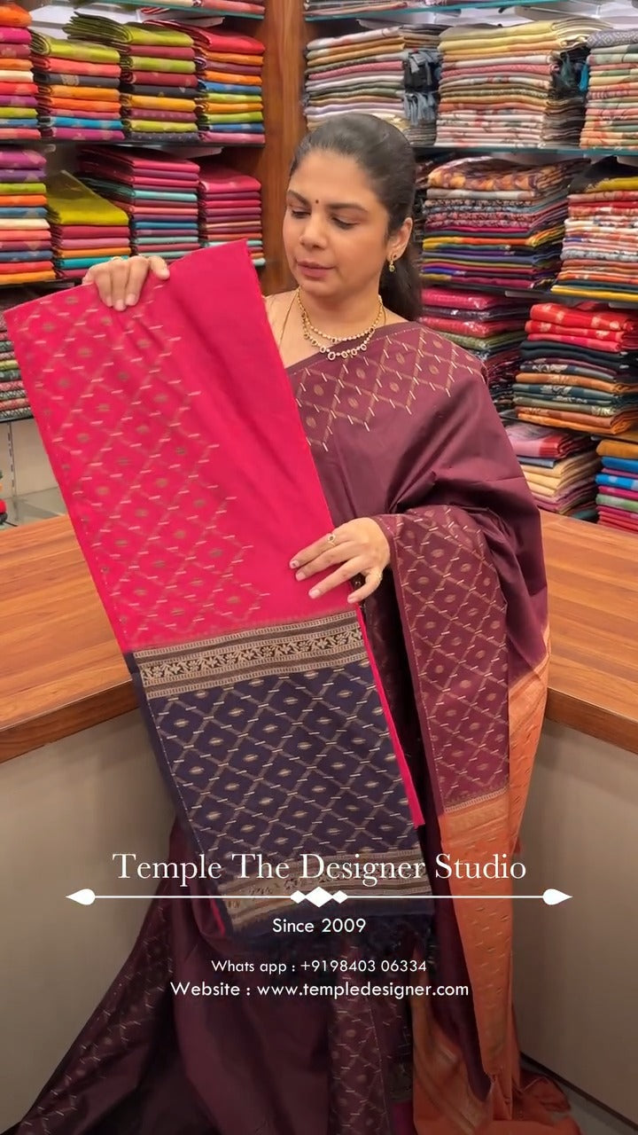 Saree Code - TTDS3238

Saree Name - Uppada Silk Saree

Blouse - Con...