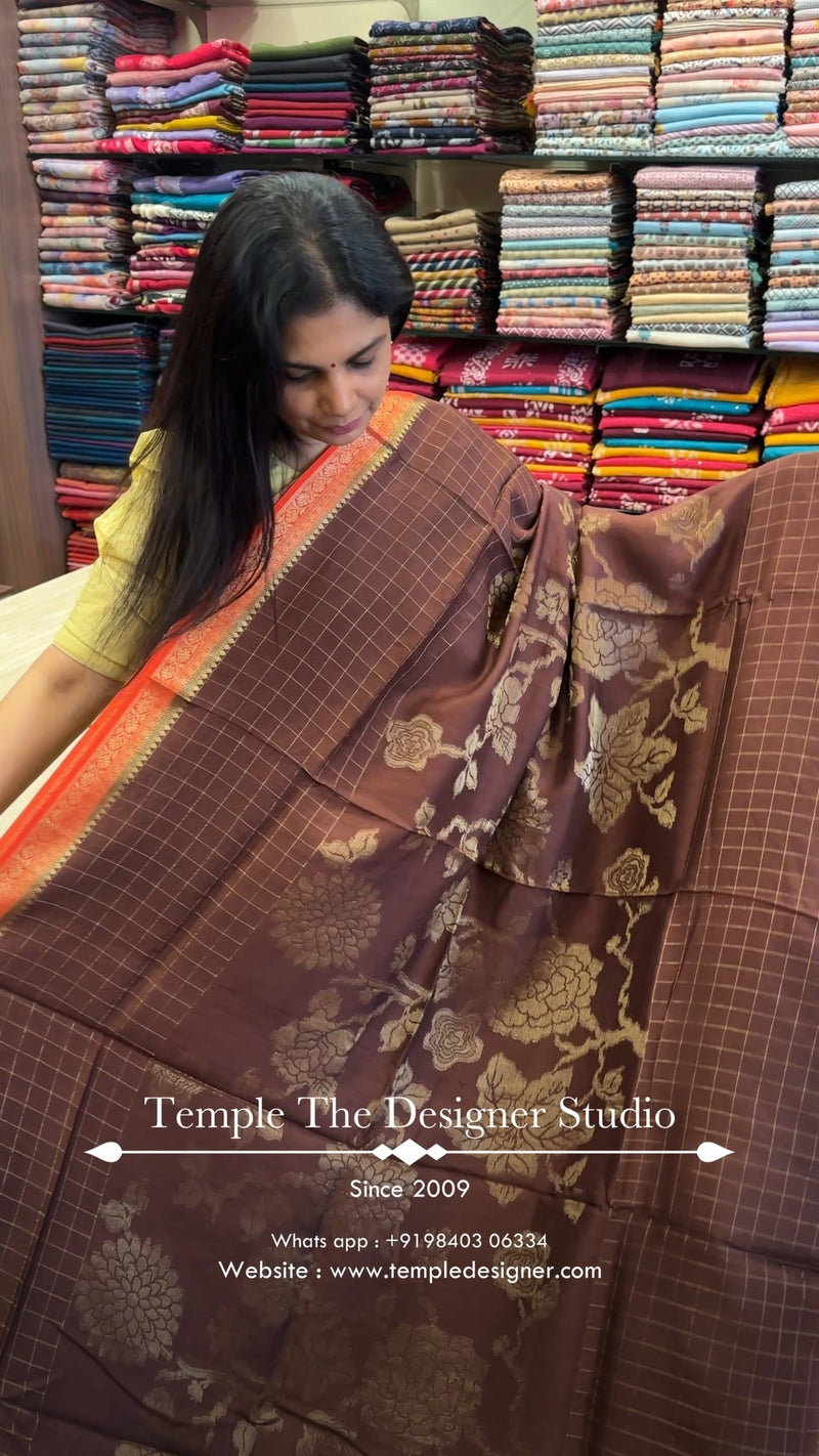 Saree Name - Semi Mysore Silk Saree

Length - 5mtrs to 5.5mtrs

Del...