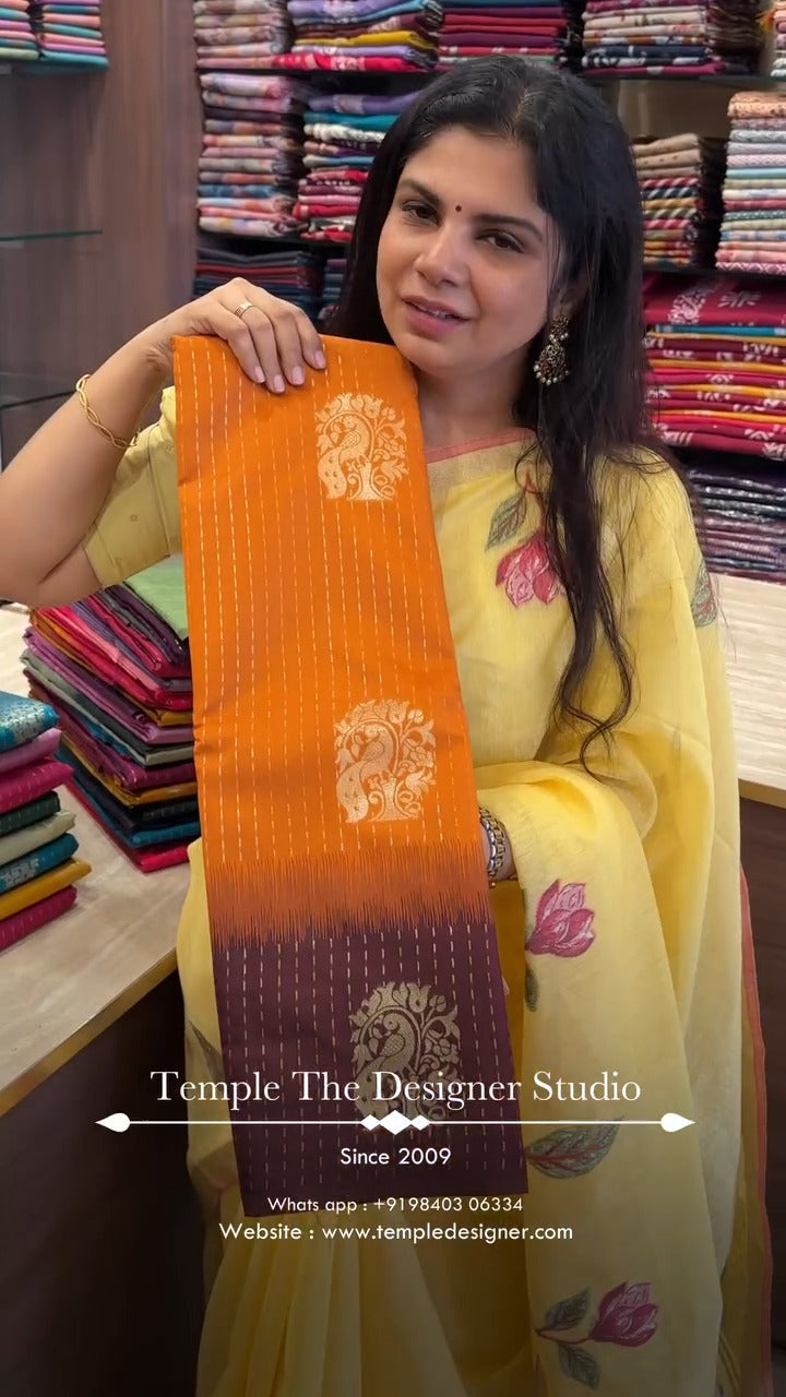 Saree Code - TTDS3242 | TTDS2661 | TTDS3250

Saree Name - Semi Kanc...