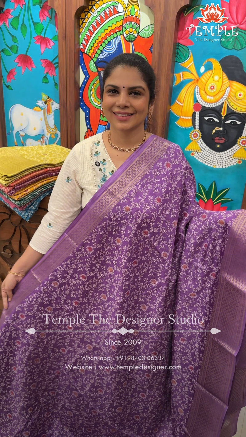 Saree Code - TTDS3314

Saree Name - Printed Dola Saree

Blouse - Pr...