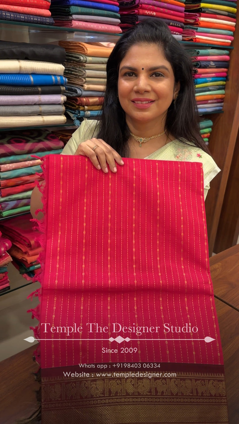 Saree Code - TTDS3272

Saree Name - Chettinad Cotton Saree

Blouse ...