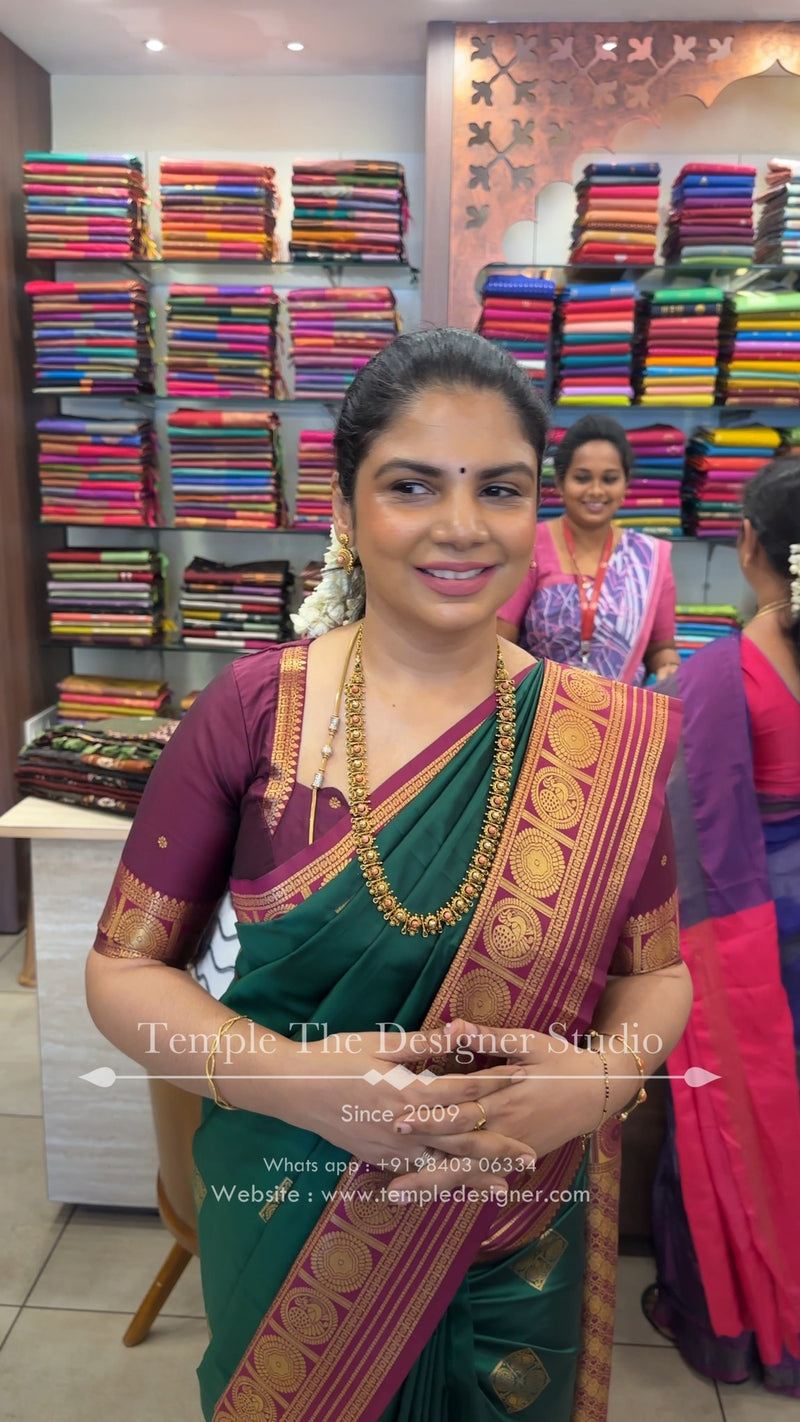 Saree Code - TTDS3319

Saree Name - Semi Silk Saree

Blouse - Contr...
