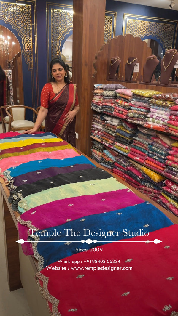 Saree Name - Designer Saree

Blouse - Self Colour Blouse

Length - ...