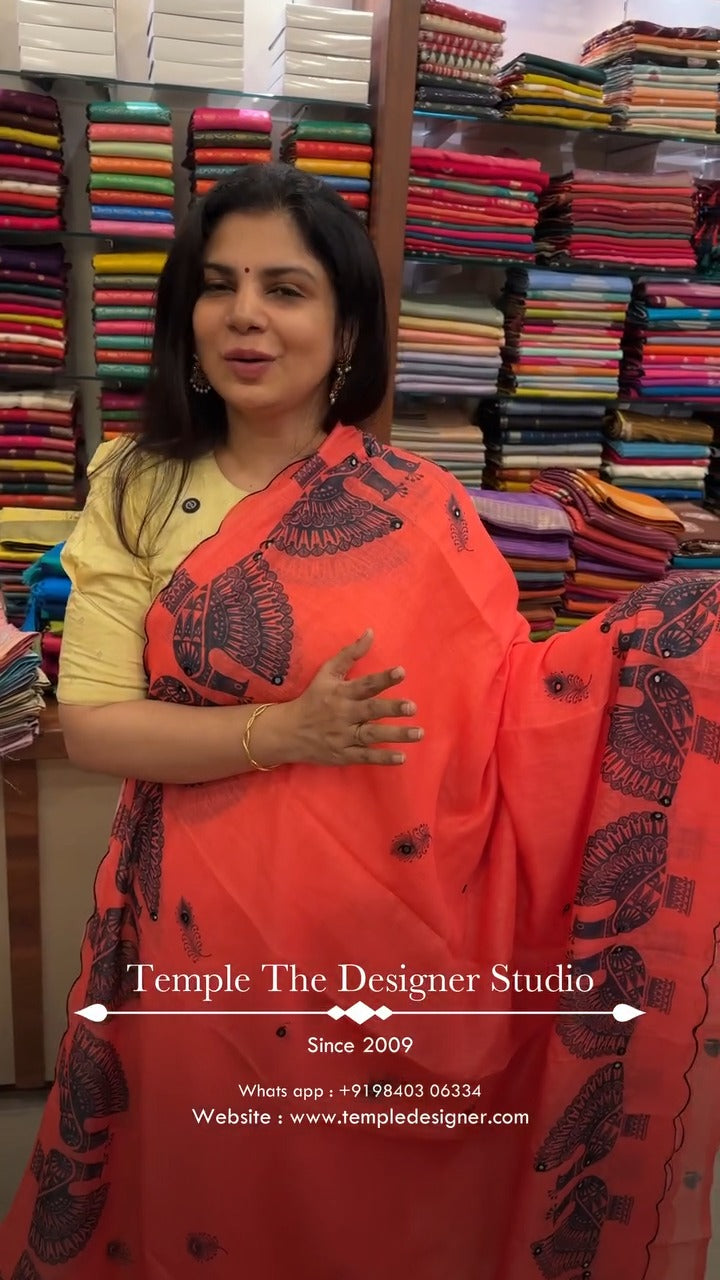 Saree Code - TTDS3243

Saree Name - Linen Cotton Saree

Blouse - Se...