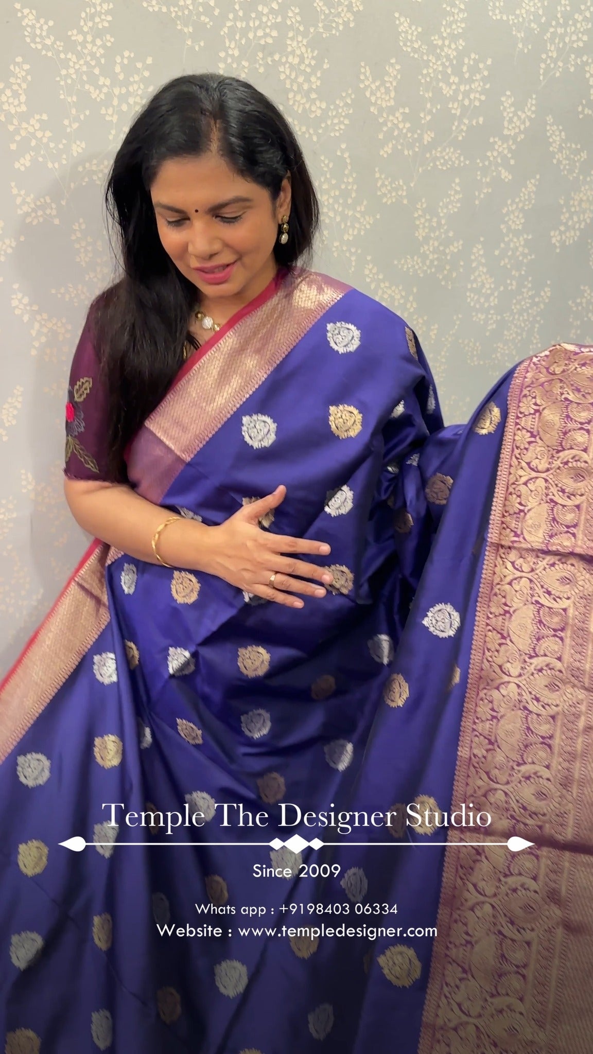 Saree Code - TTDS3260

Saree Name - Gadwal Silk Saree

Blouse - Zar...