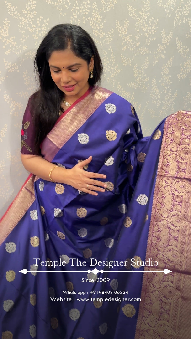 Saree Code - TTDS3260

Saree Name - Gadwal Silk Saree

Blouse - Zar...