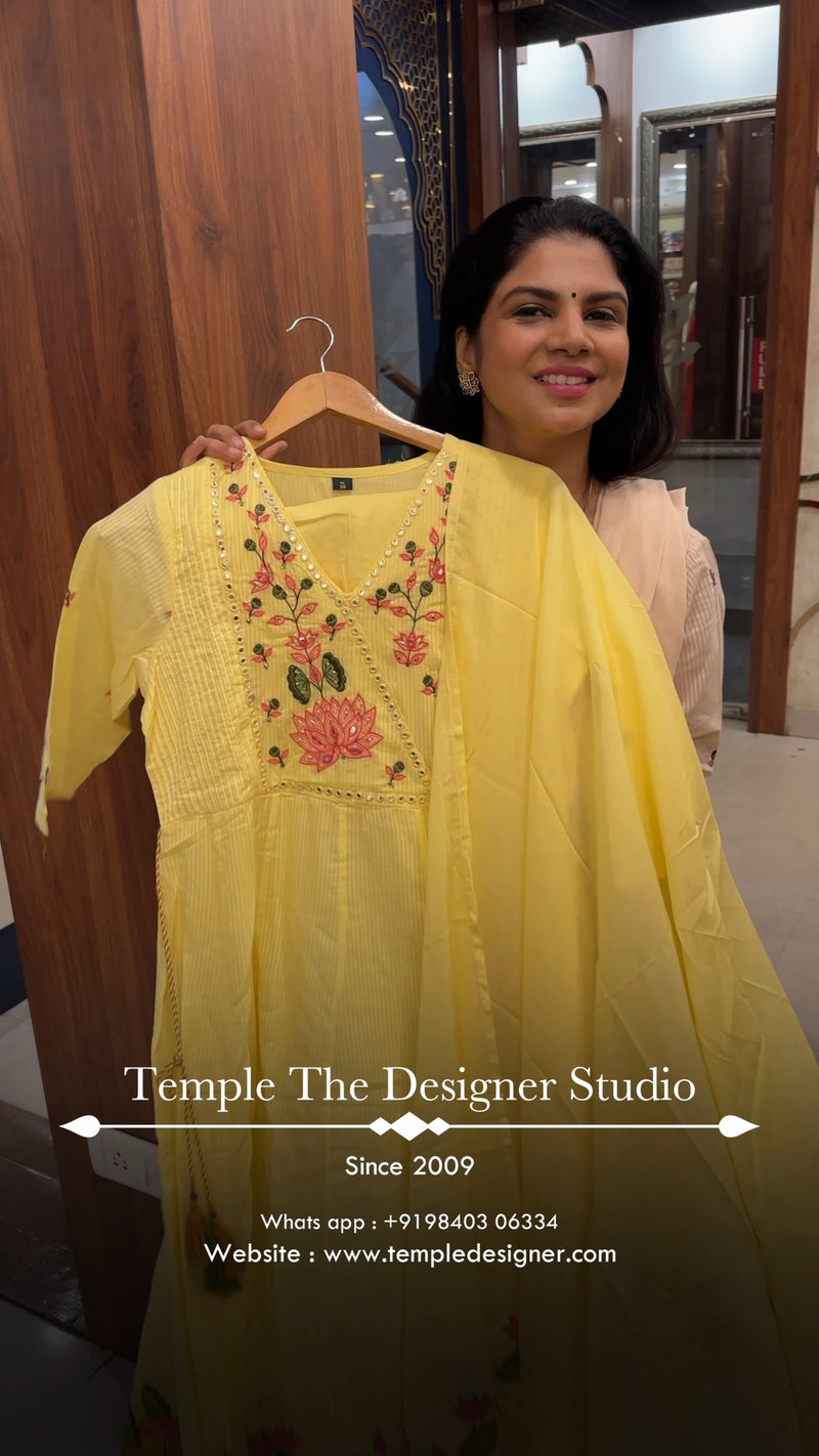 Product Name - Mul Cotton Salwar Set

Available Sizes - M to 3XL

W...