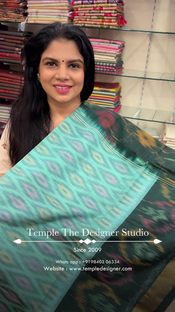 Saree Name - Pochampally Semi Silk Saree

Blouse - Contrast Blouse
...