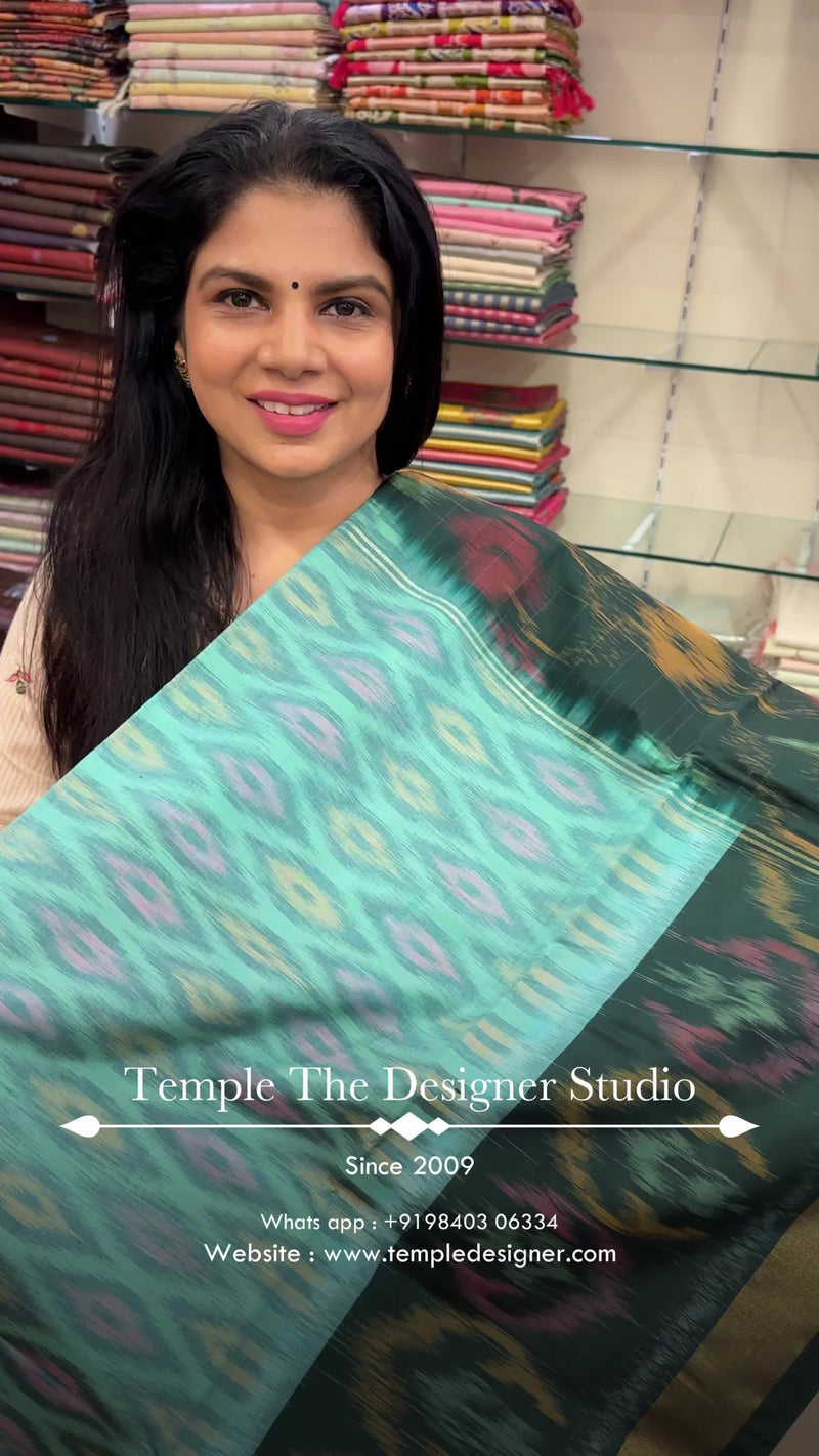 Saree Name - Pochampally Semi Silk Saree

Blouse - Contrast Blouse
...