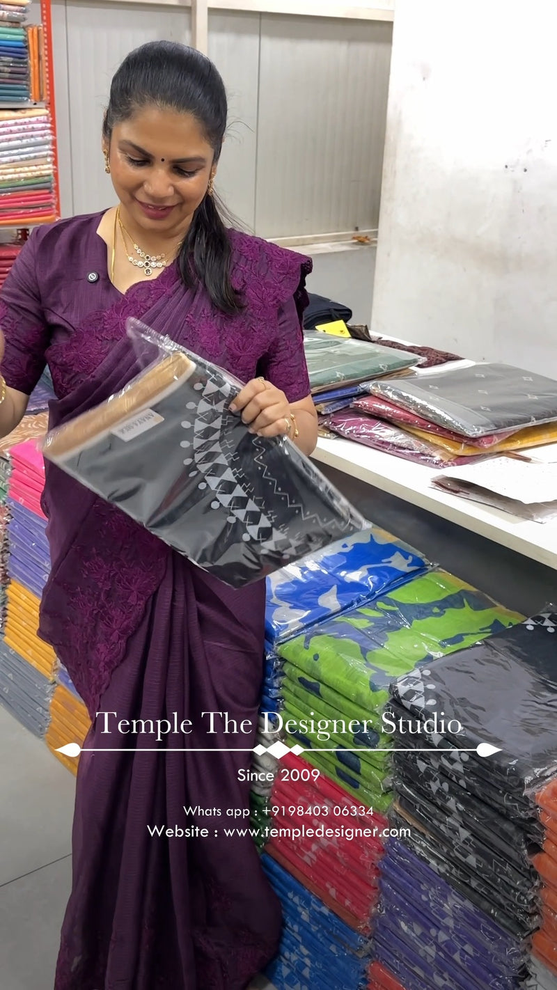 Product Codes - TTDS2850 | TTDS3337 | TTDS3336

Saree Name - Chande...