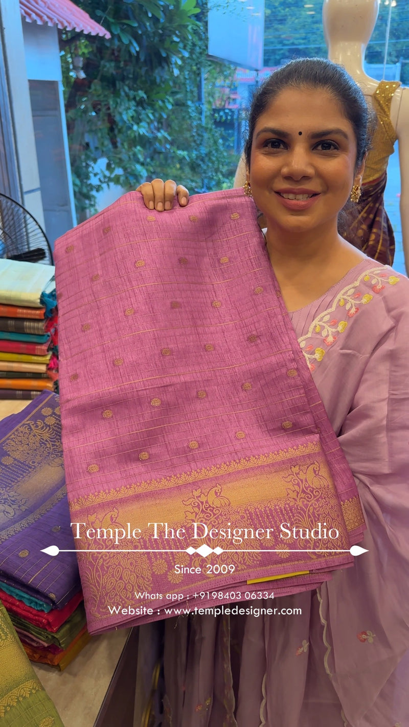 Product Codes - TTDS3302 | TTDS3313

Saree Name - Semi Tussar Saree...