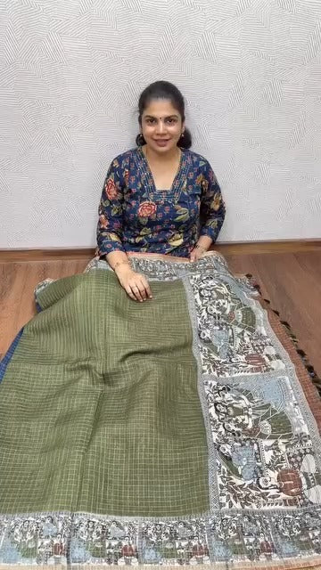 Saree Code - TTDS1921

Saree Name - Linen Cotton Saree

Blouse - Co...