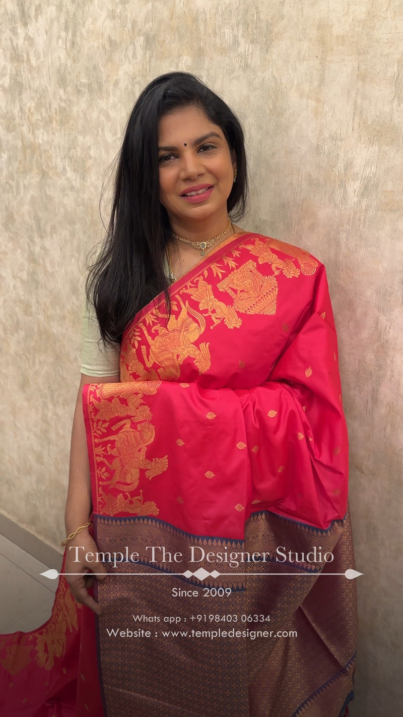 Saree Name - Semi Silk Saree

Blouse - Contrast Blouse

Length - 5m...