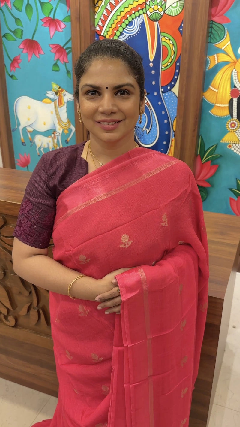 Product Codes - TTDS2225

Saree Name - Khadi Linen Viscose Saree

B...