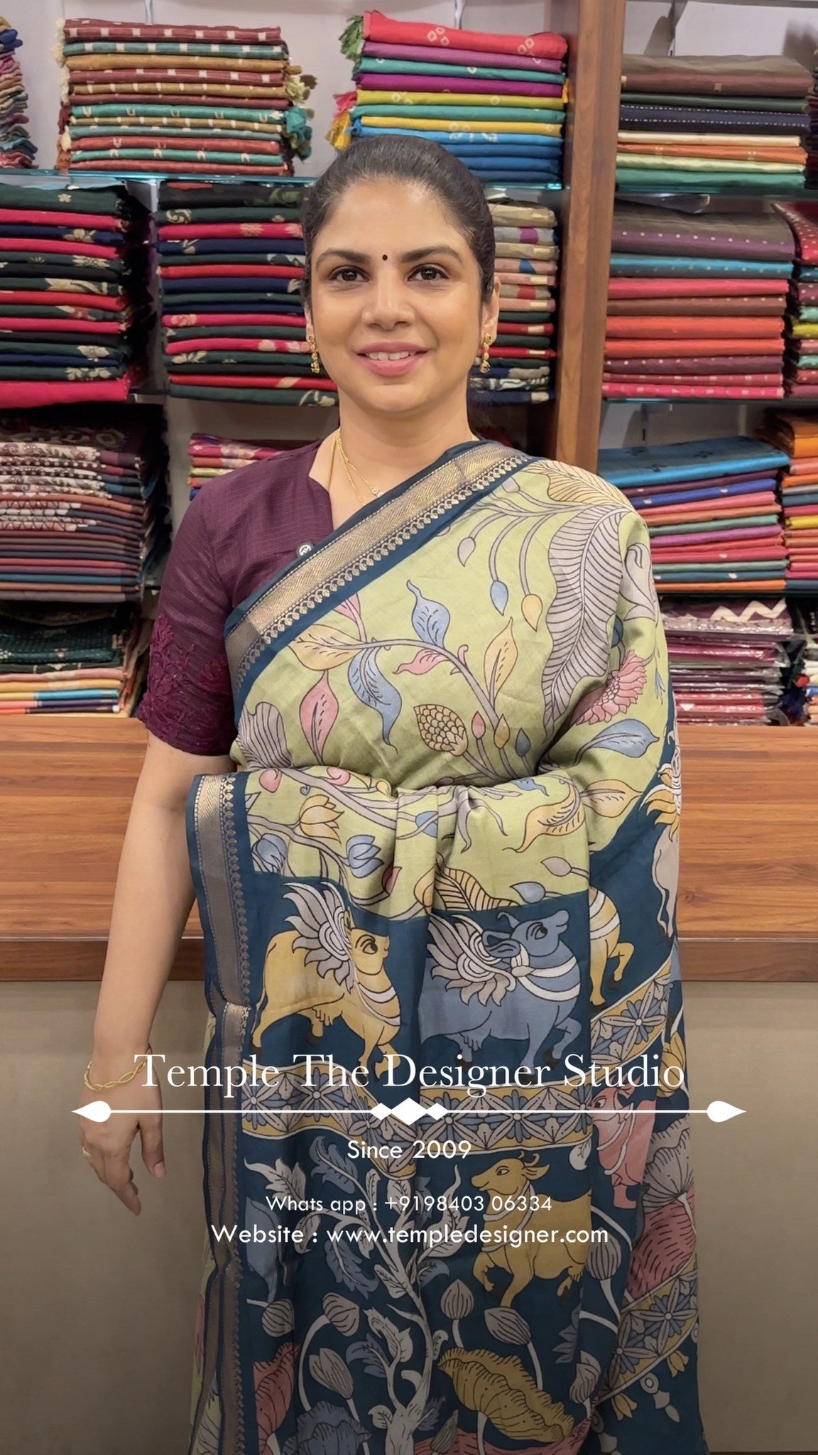 Product Codes - TTDS3344

Saree Name - Mangalagiri Cotton Saree

Bl...