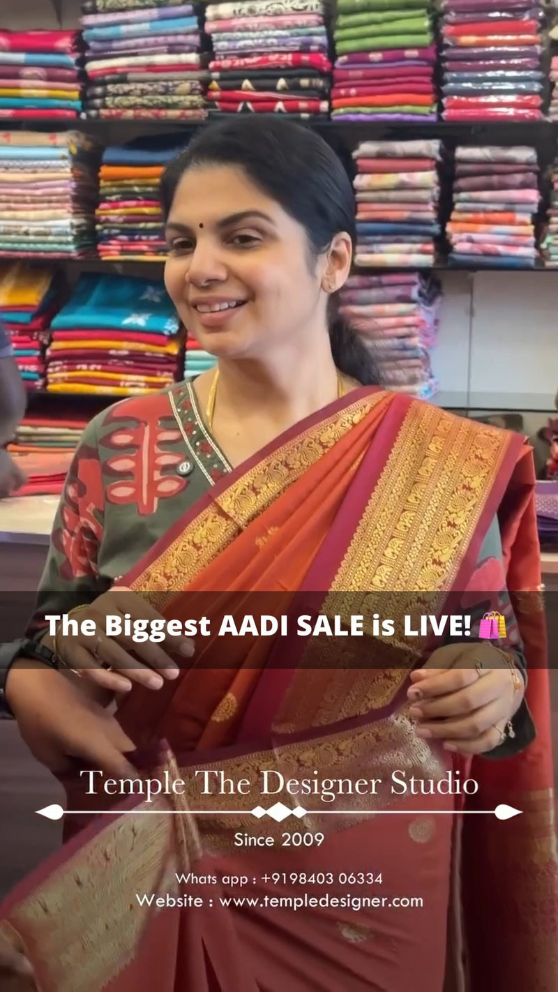 Saree Code - TTDS3181

Saree Name - Semi Silk Saree 

Blouse - Cont...