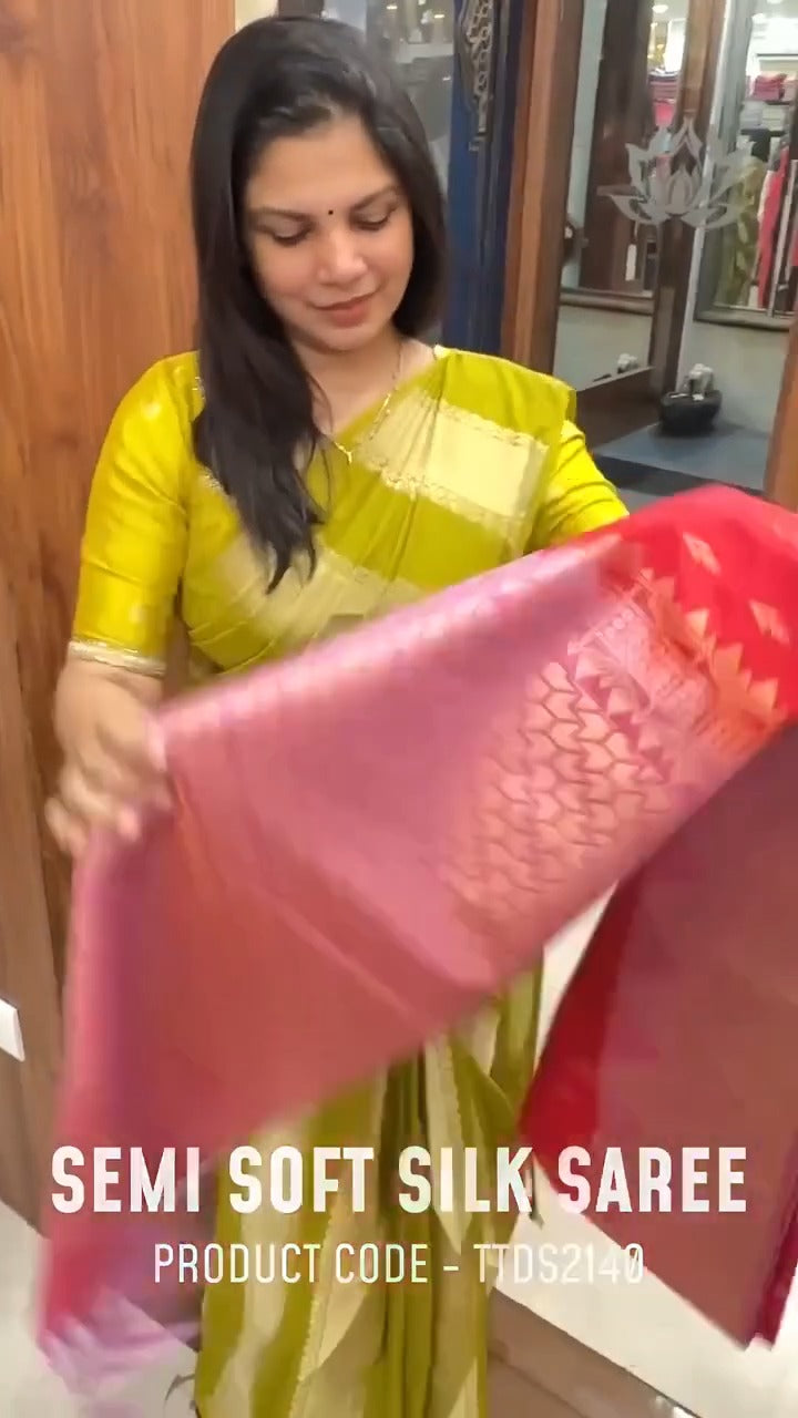 Saree Code - TTDS2140

Saree Name - Semi Soft Silk Saree

Blouse - ...
