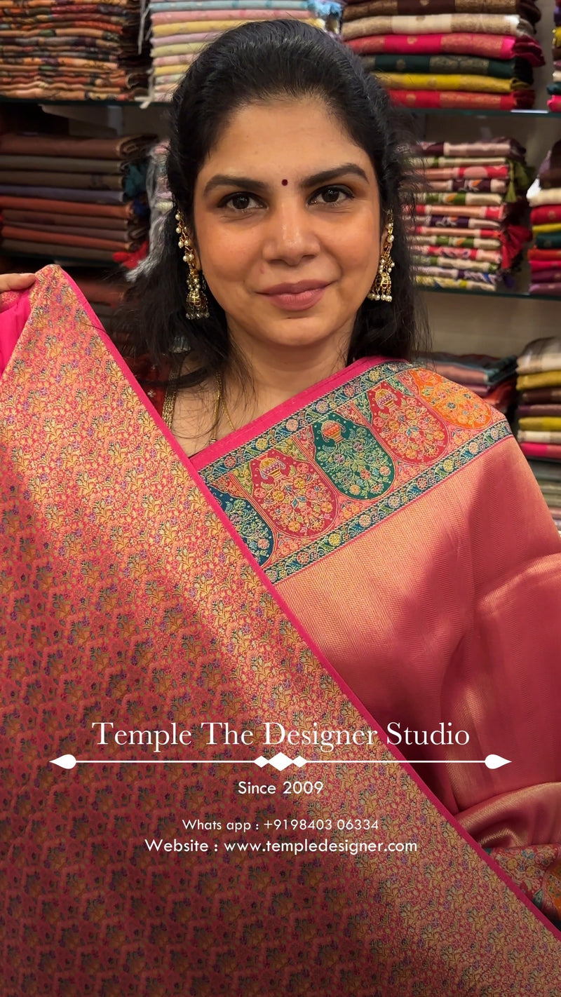 Saree Name - Pashmina Silk Saree

Blouse - Self Colour Blouse

Leng...
