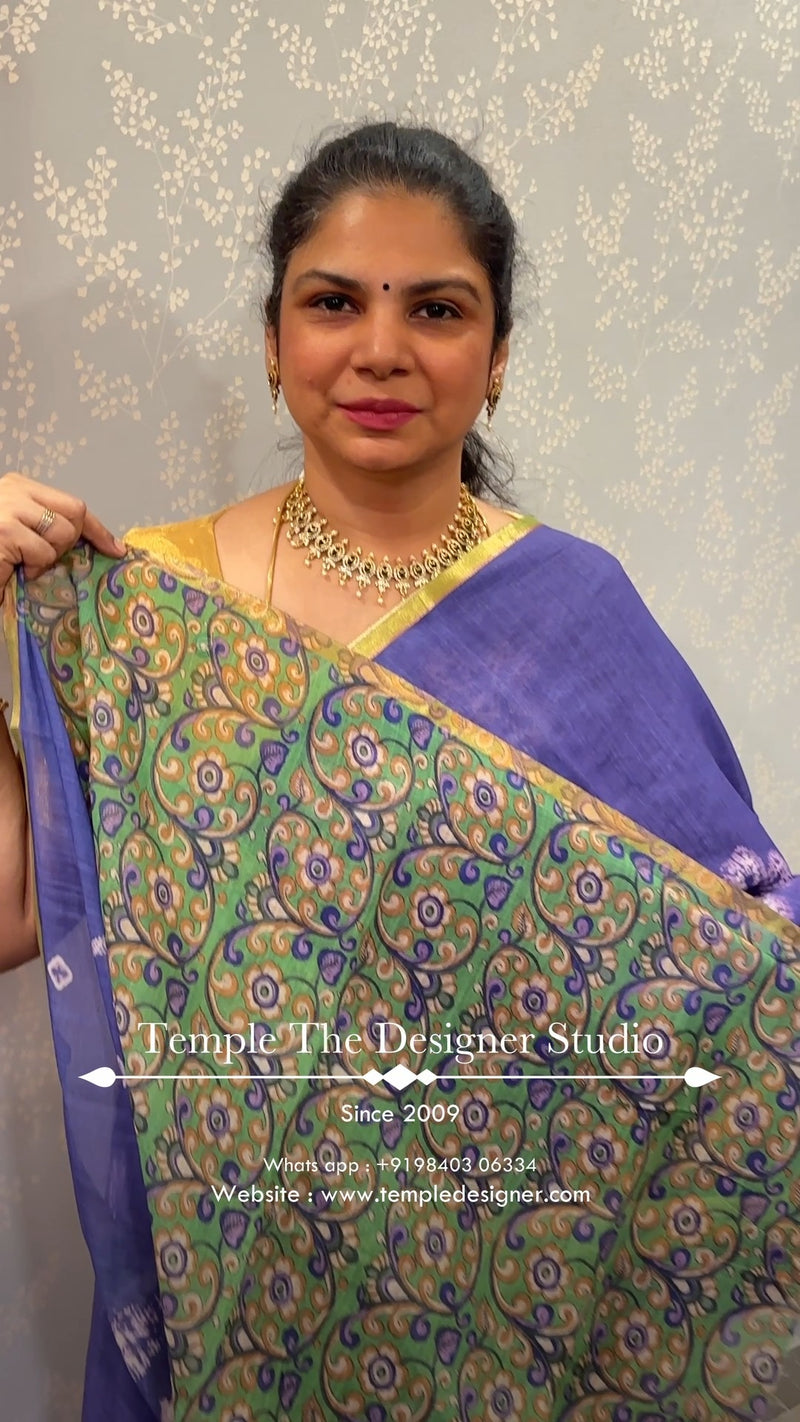 Saree Code - TTDS2854

Saree Name - Chanderi Cotton Saree

Blouse -...