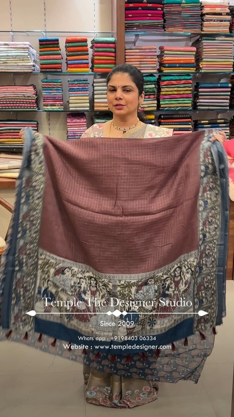 Saree Code - TTDS1921

Saree Name - Linen Cotton Saree

Blouse - Pr...