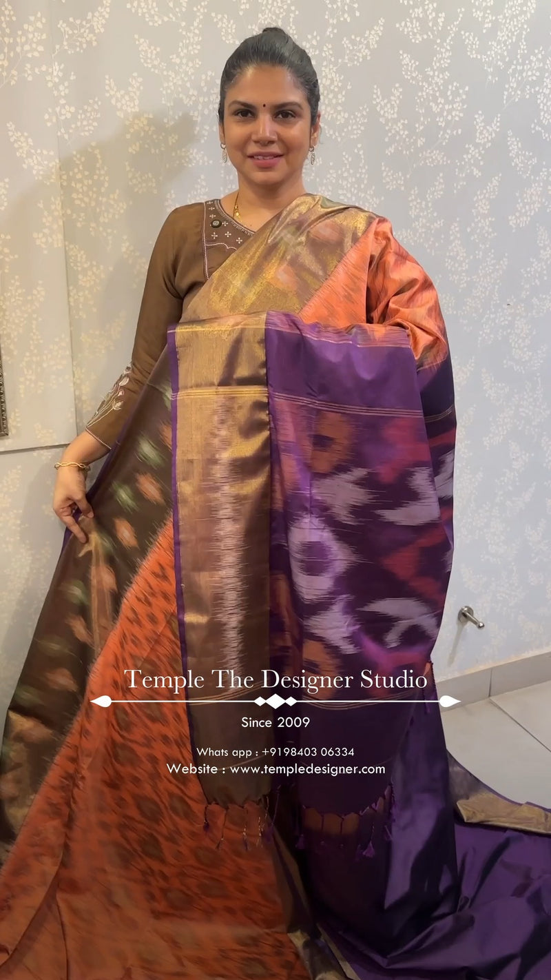 Saree Name - Pochampally Semi Silk Saree

Blouse - Contrast Blouse
...