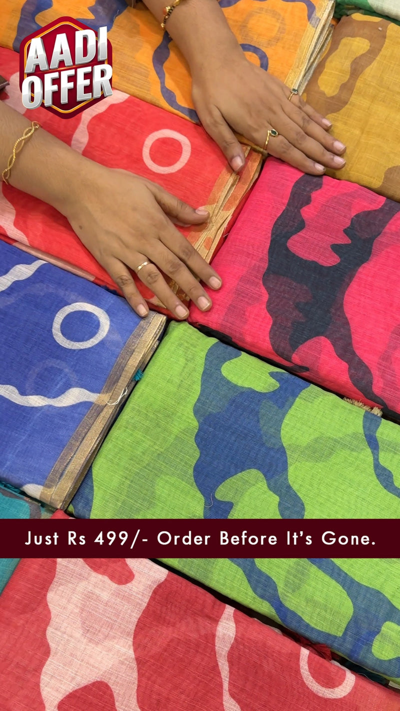 Saree Code - TTDS3402 

Saree Name - Chanderi Cotton Saree 

Blouse...