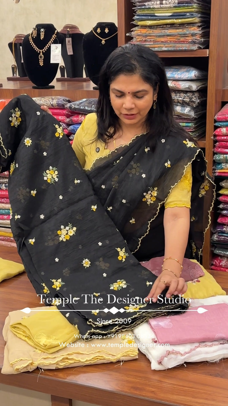 Saree Code - TTDS3412

Saree Name - Designer Saree

Blouse - Contra...