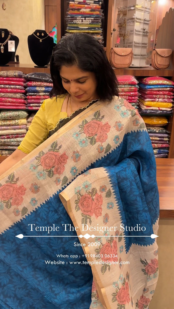 Saree Code - TTDS3414

Saree Name - Linen Cotton Saree

Blouse - Se...