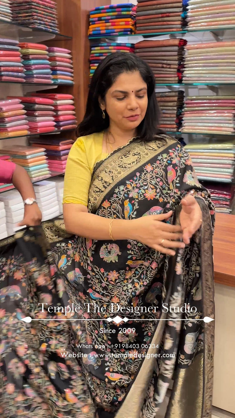 Saree Name - Pashmina Silk Saree

Blouse - Self Colour Blouse

Leng...
