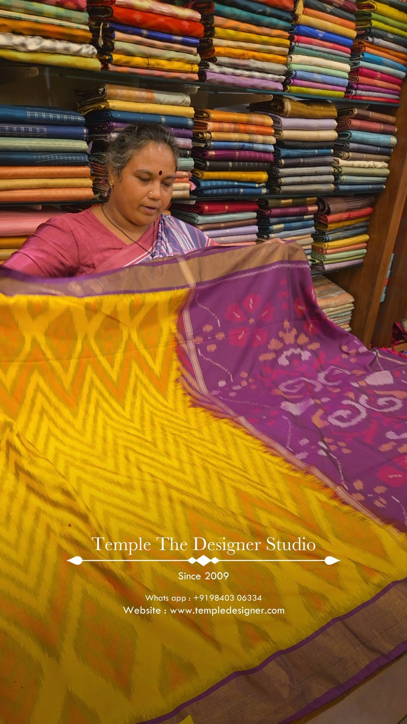 Saree Name - Pochampally Semi Silk saree

Blouse - Contrast Blouse
...