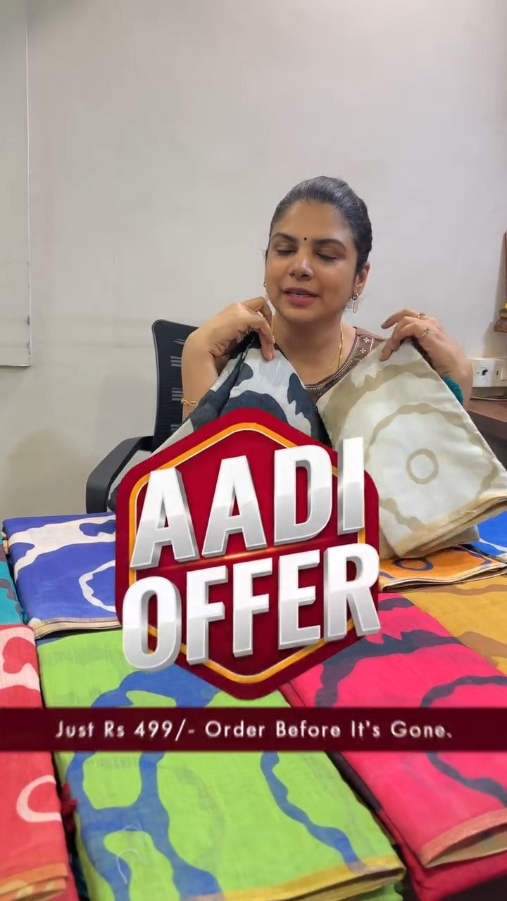 Saree Code - TTDS3402

Saree Name - Chanderi Cotton Saree

Blouse -...