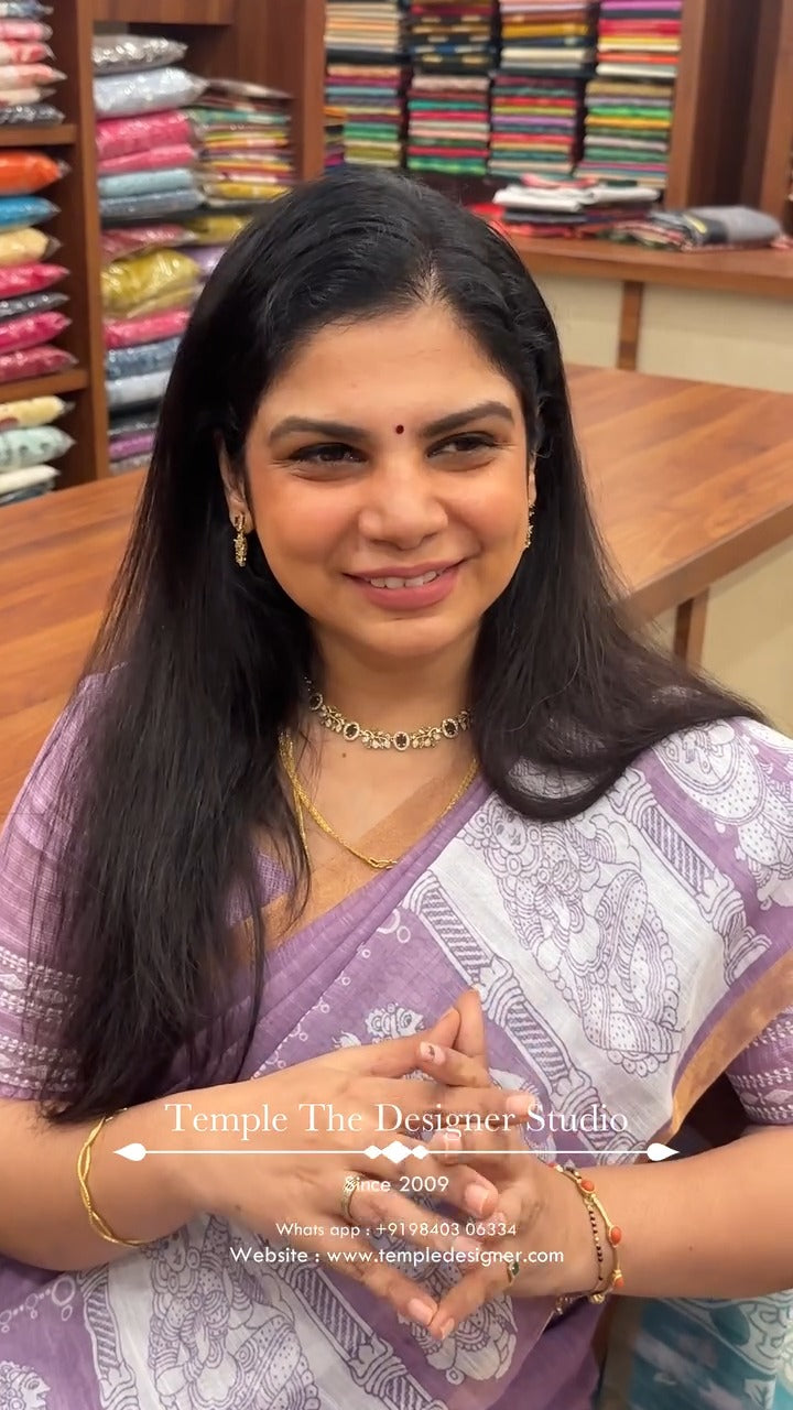 Saree Code - TTDS3276

Saree Name - Linen Cotton Saree

Blouse - Pr...