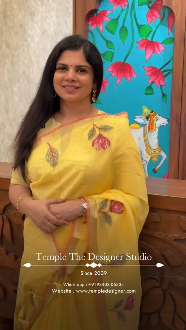 Saree Code - TTDS3280

Saree Name - Linen Cotton Saree

Blouse - Se...