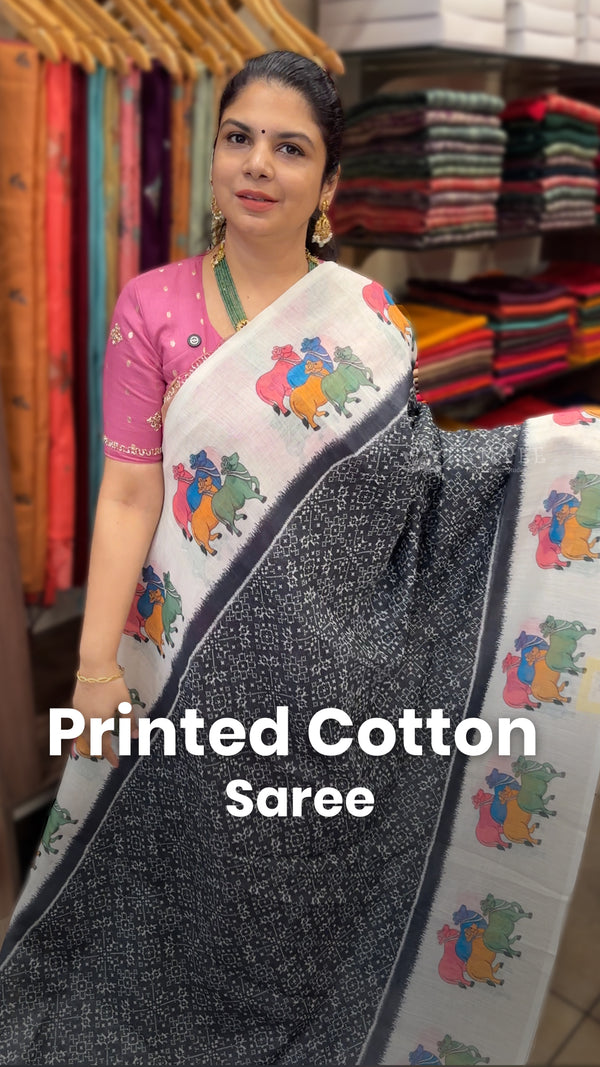 Saree Code - TTDS3446

Saree Name - Linen Cotton Saree

Blouse - Pr...