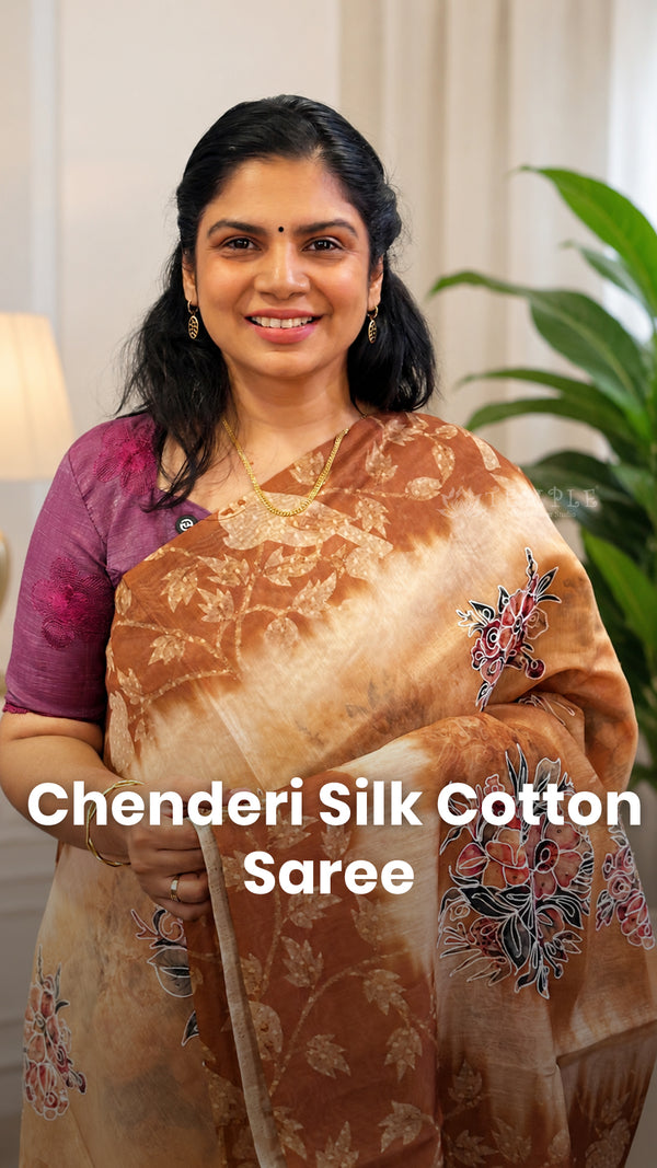Saree Name - Chanderi Silk Cotton Saree

Length - 5mtrs to 5.5mtrs
...