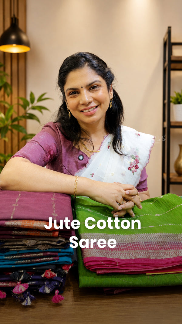 Saree Code - TTDS3449

Saree Name - Jute Silk Cotton Saree | PRE BO...