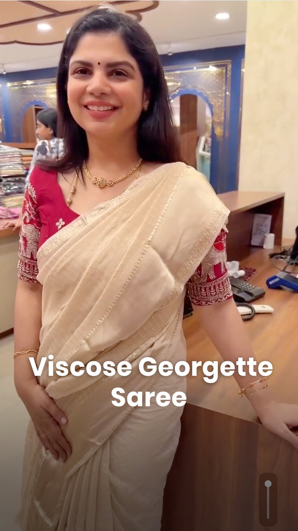 Saree Code - TTDS3077

Saree Name - Viscose Georgette Saree

Blouse...