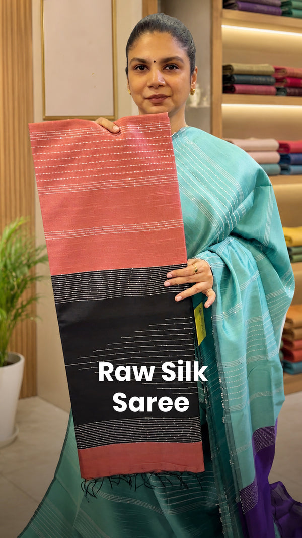 Saree Code - TTDS2100

Saree Name - Raw Silk Saree with sequins Wor...