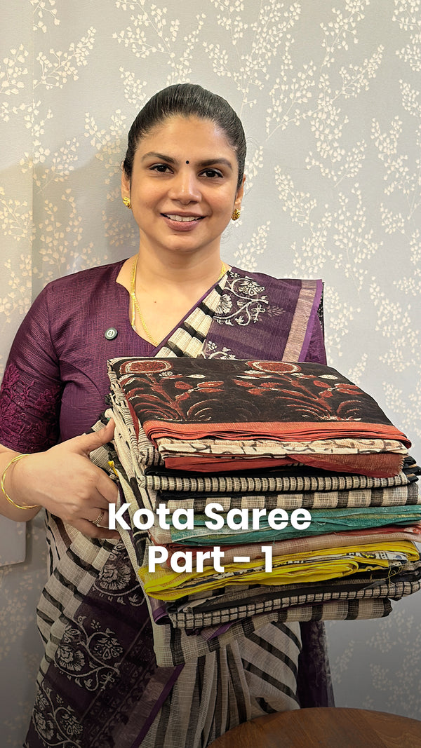 Saree Code -  TTDS3471

Saree Name - Printed Kota Saree 

Blouse - ...