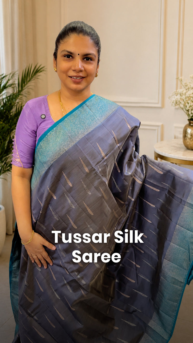 Saree Code -  TTDS3391

Saree Name - Semi Tussar Saree

Blouse - Co...