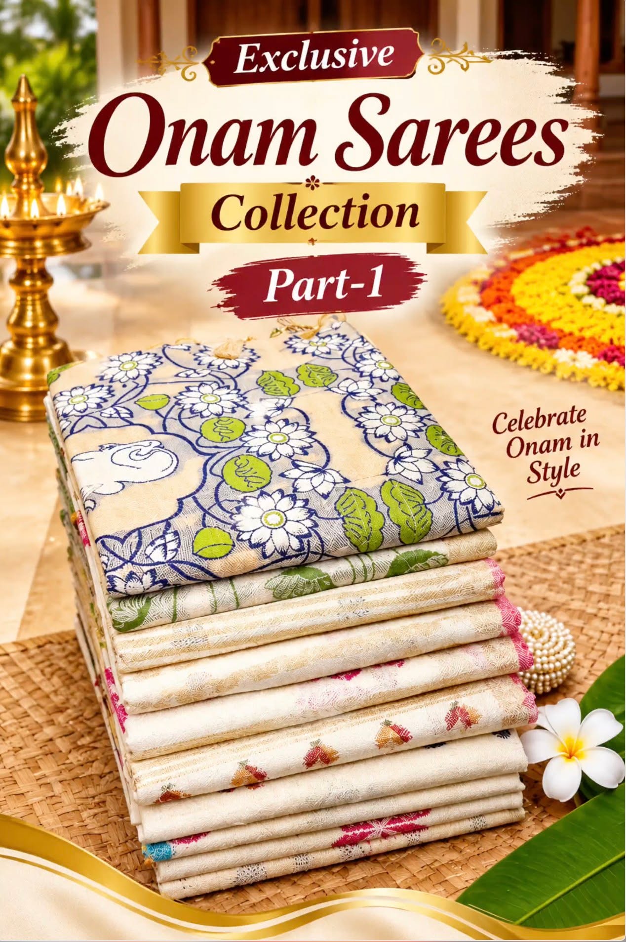 ✨ ONAM SAREE COLLECTIONS ARE HERE! 🌼💛

Celebrate the beauty of On...