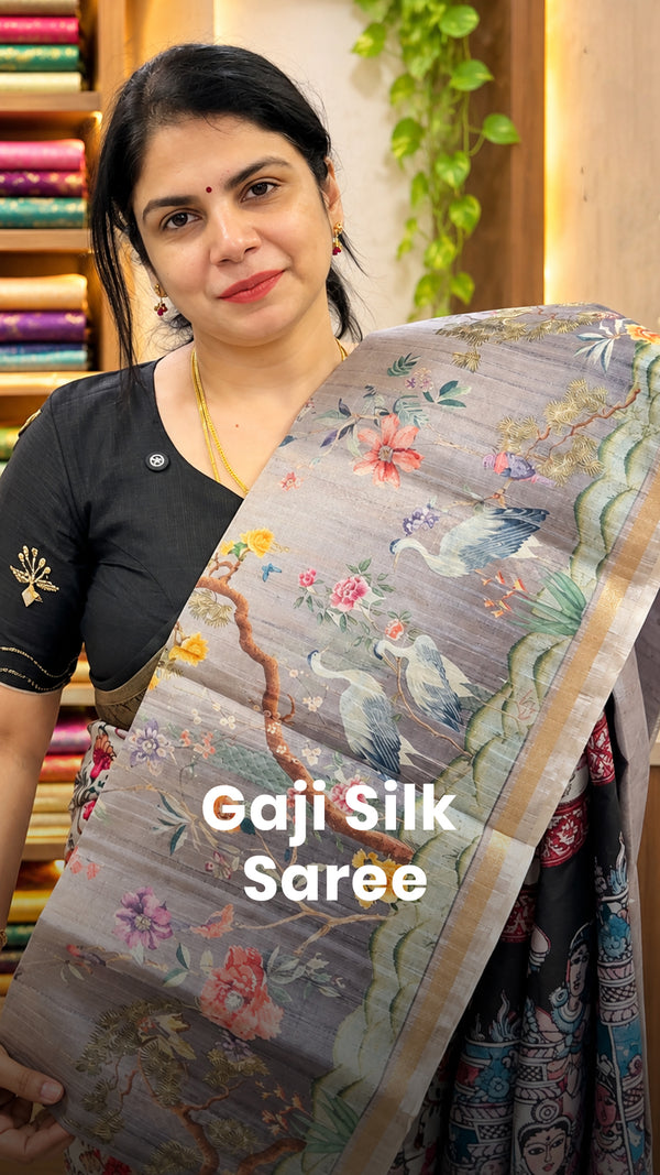 Saree Code - TTDS3388

Saree Name - Gaji Silk Saree

Blouse - Contr...