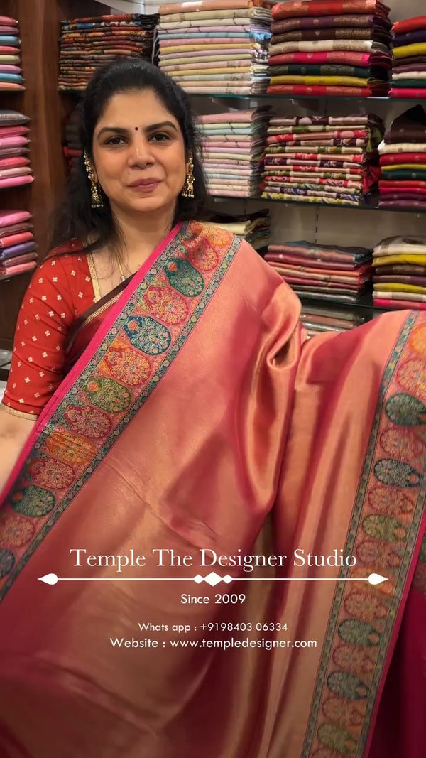 Saree Name - Pashmina Silk Saree

Blouse - Self Colour Blouse

Leng...