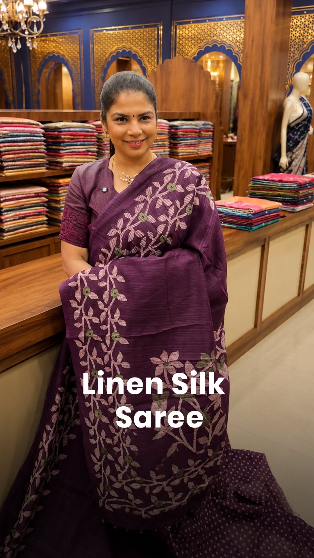 Saree Code - | TTDS2266
 
Saree Name - Linen Silk Saree

Blouse - S...