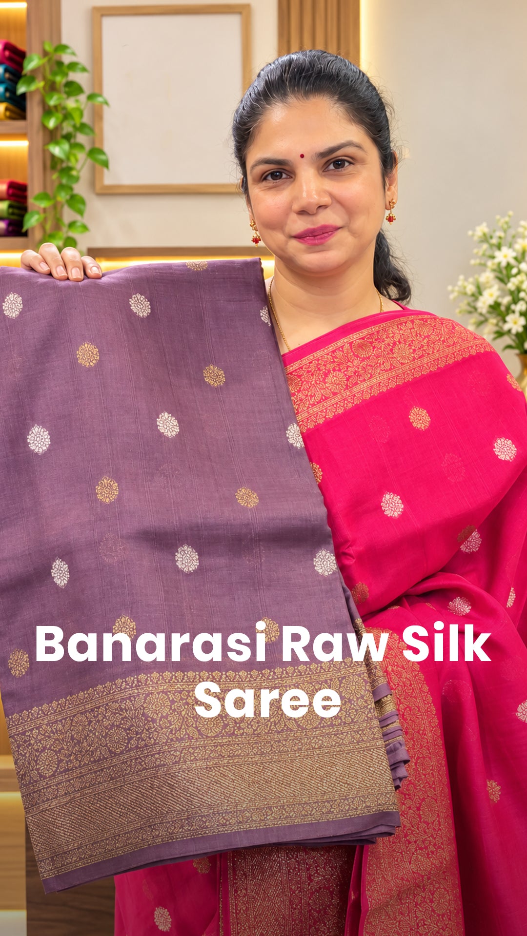 Saree Code - TTDS3473

Saree Name - Banarasi Raw Silk Saree

Blouse...