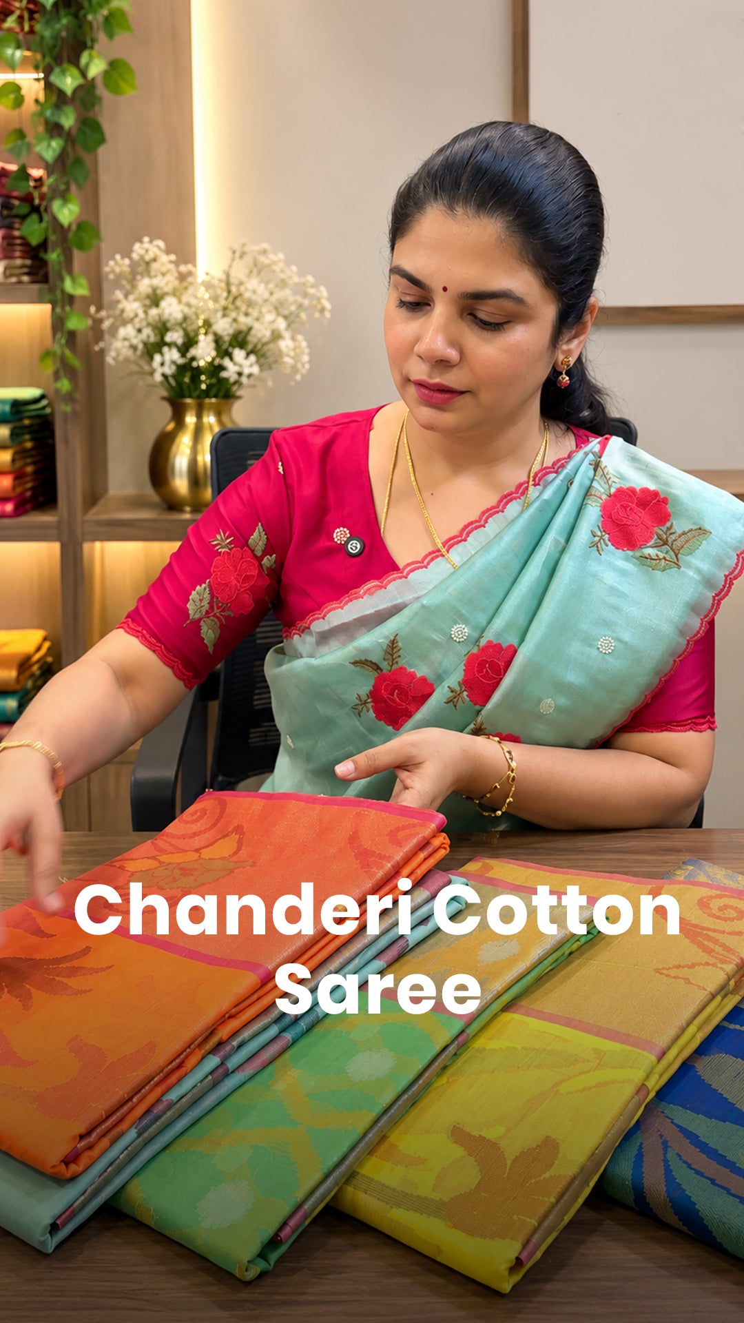 Saree Code - TTDS1103

Saree Name - Chadneri Cotton Saree

Blouse -...
