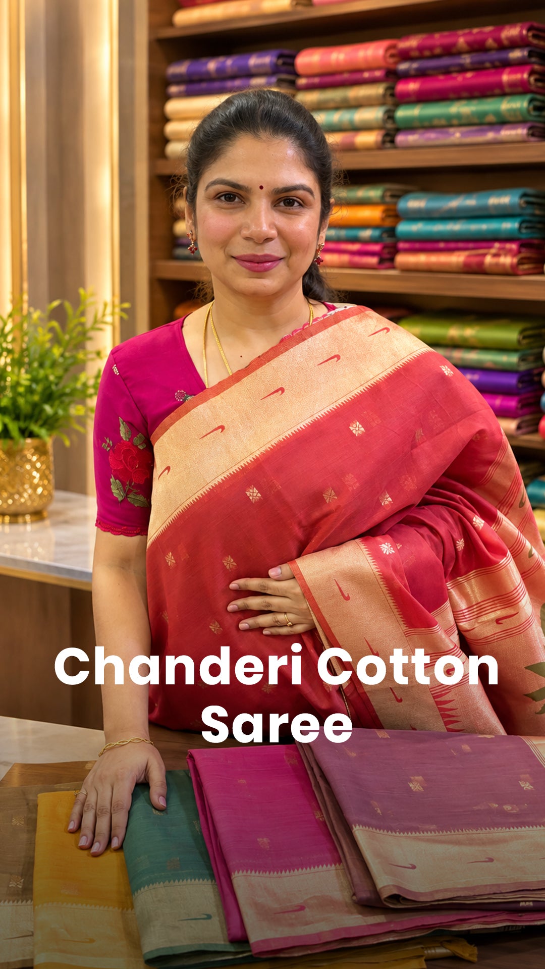 Saree Code - TTDS3495 | TTDS3513 | TTDS3515

Saree Name - Chanderi ...