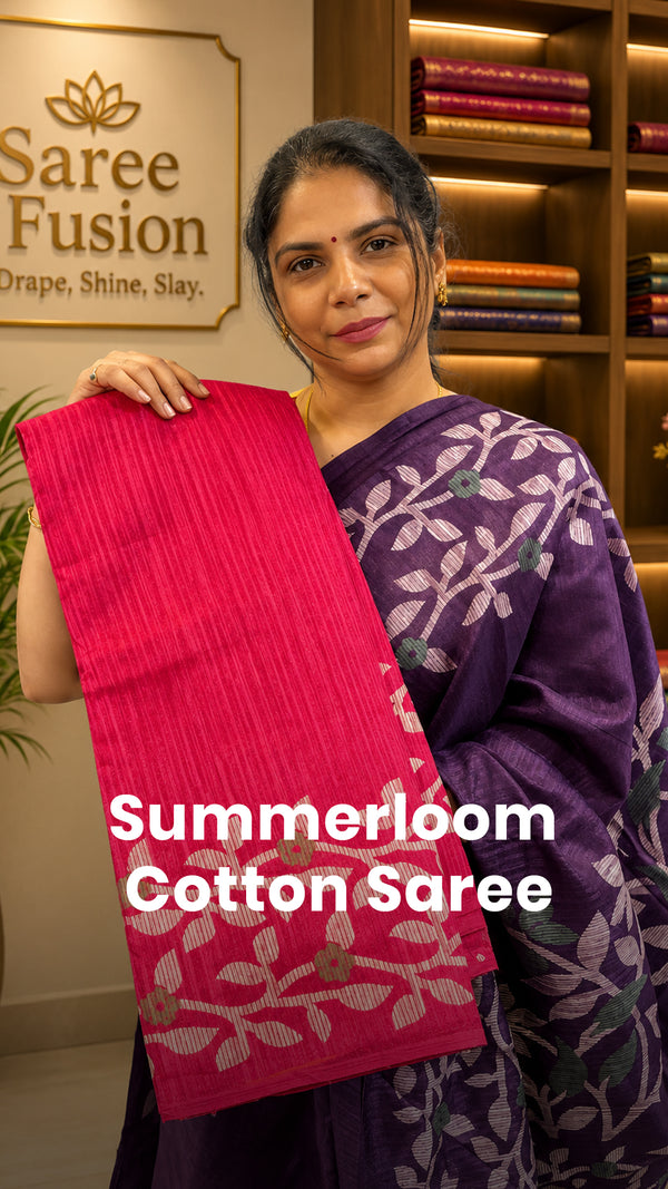 Saree Code -  TTDS2266

Saree Name - Summer Loom Cotton Saree

Blou...
