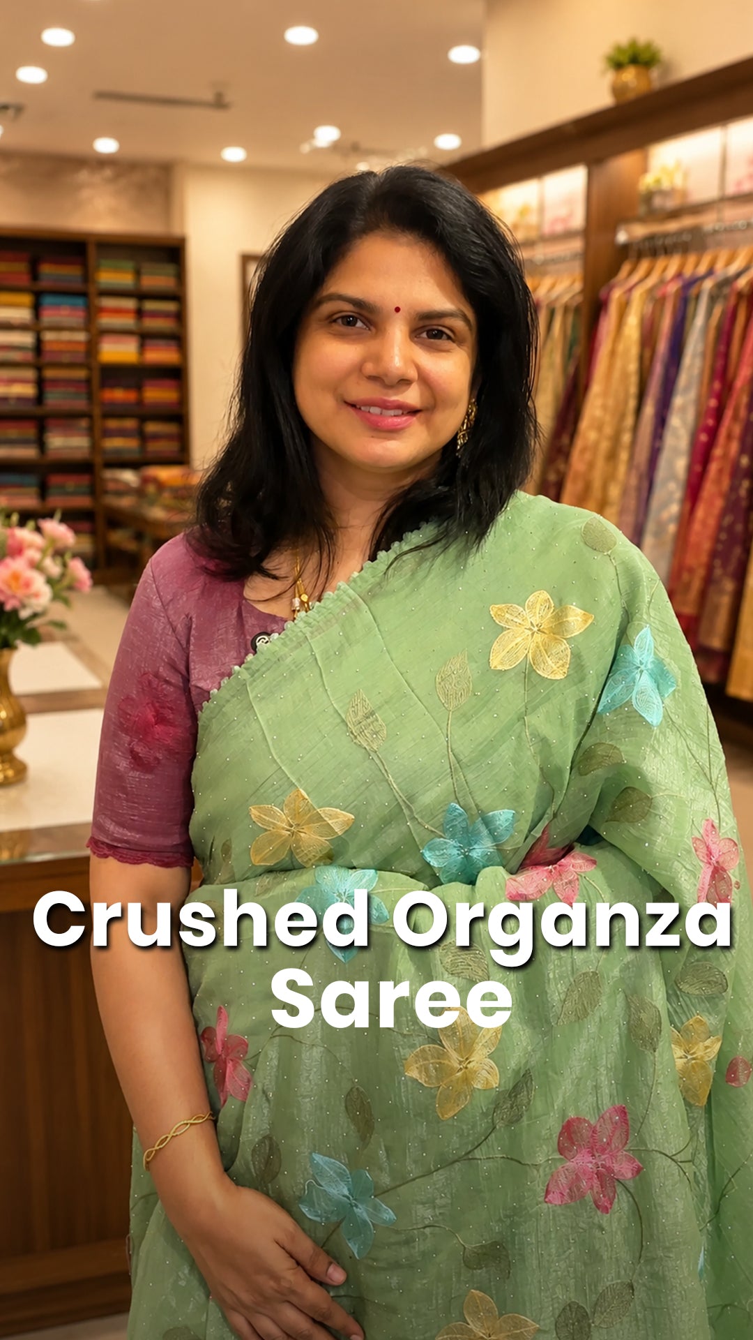Saree Code - TTDS3536

Saree Name - Crushed Orgnaza Saree

Blouse -...